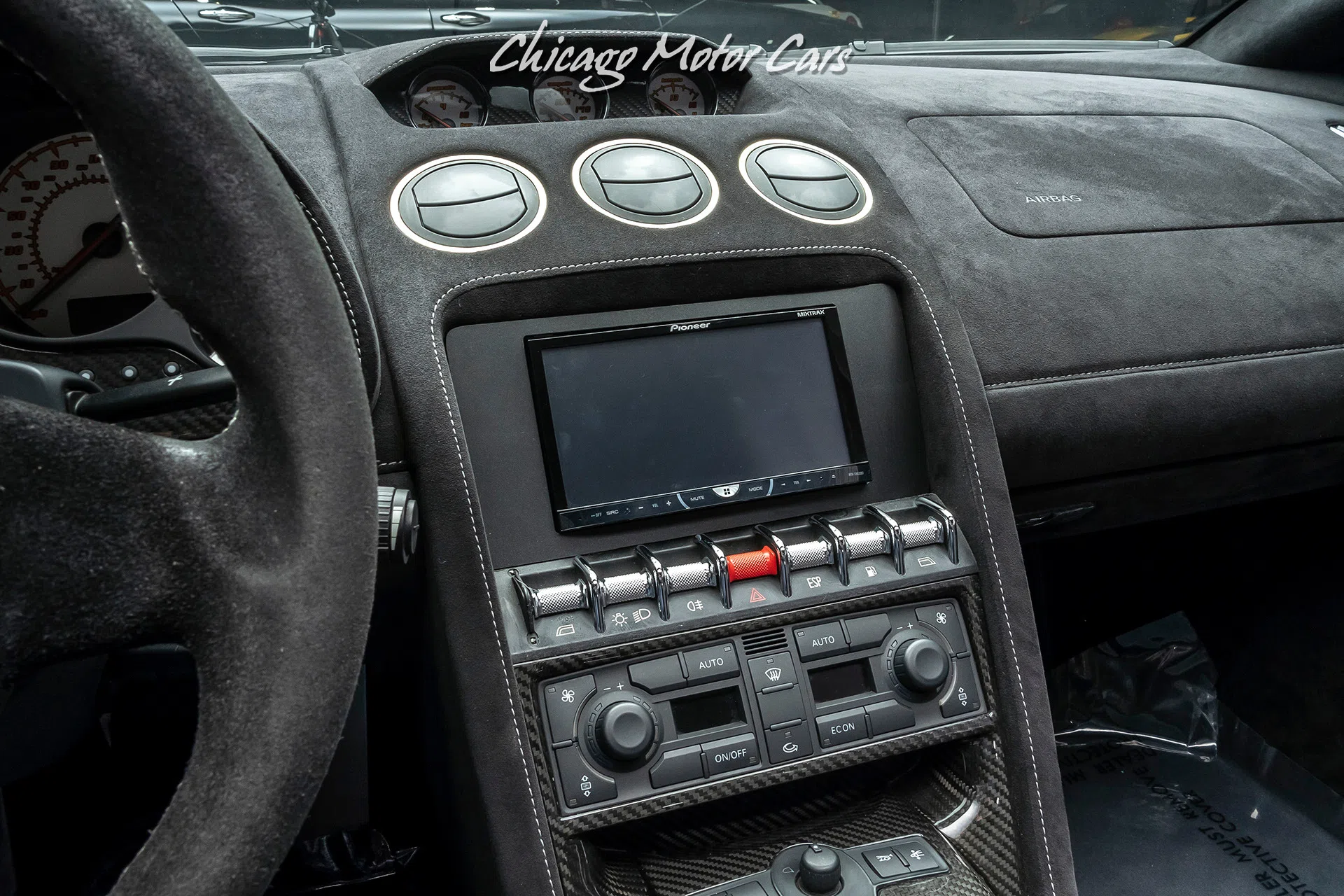 2011 Lamborghini Gallardo LP570-4 Performante Spyder interior, Nero Perseus Black