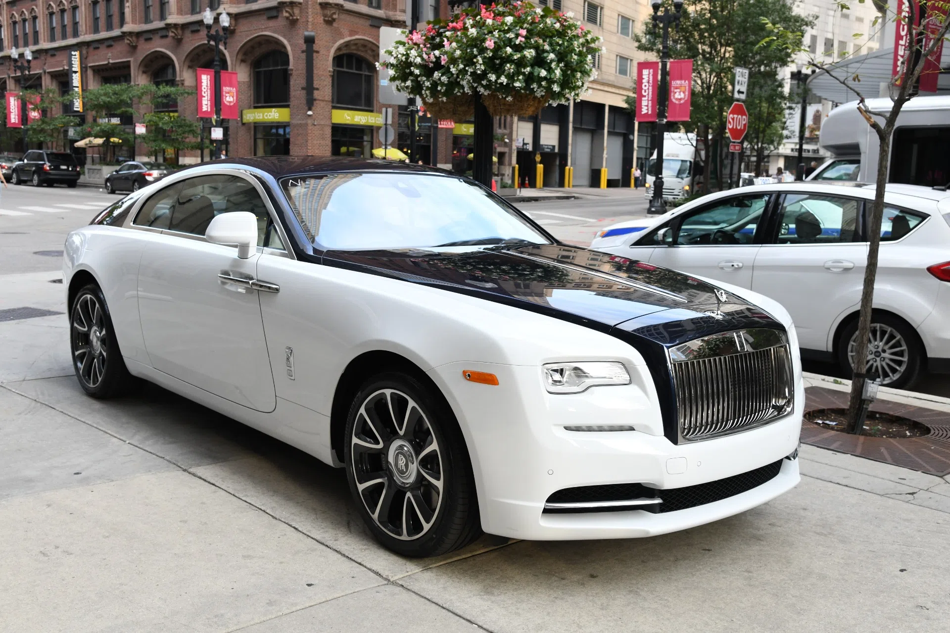 2020 Rolls-Royce Wraith for sale, exterior, Arctic White