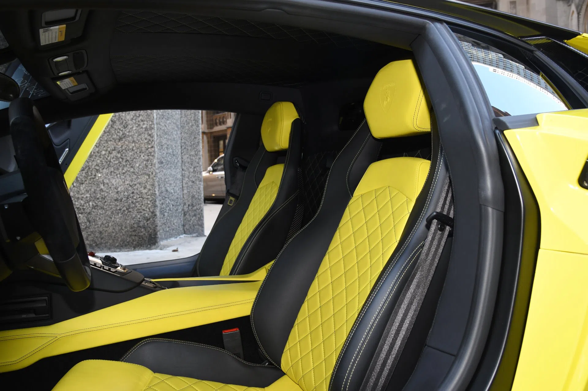 2014 Lamborghini Aventador LP 720-4 50 Anniversario interior, seats, NERO ADE