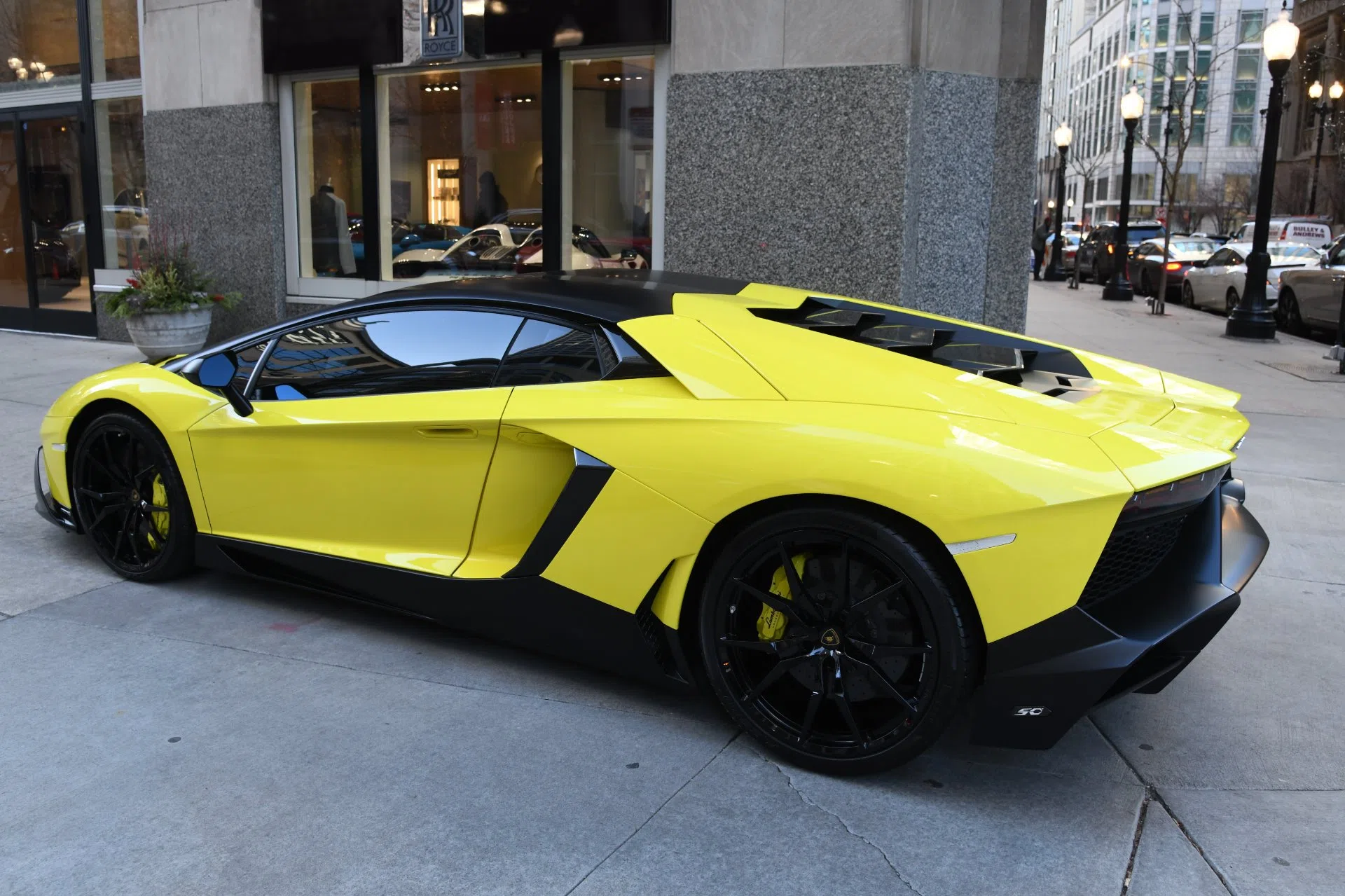 2014 Lamborghini Aventador LP 720-4 50 Anniversario for sale, exterior, Giallo Maggio