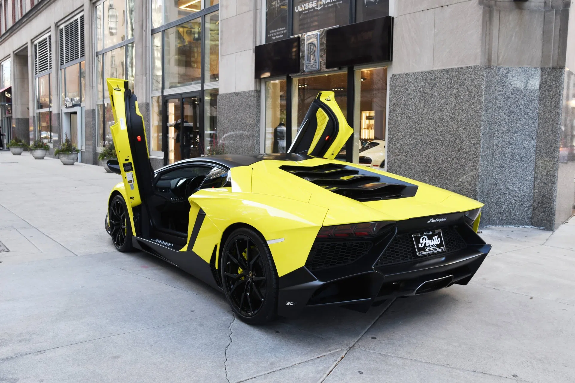 2014 Lamborghini Aventador LP 720-4 50 Anniversario for sale, exterior, Giallo Maggio