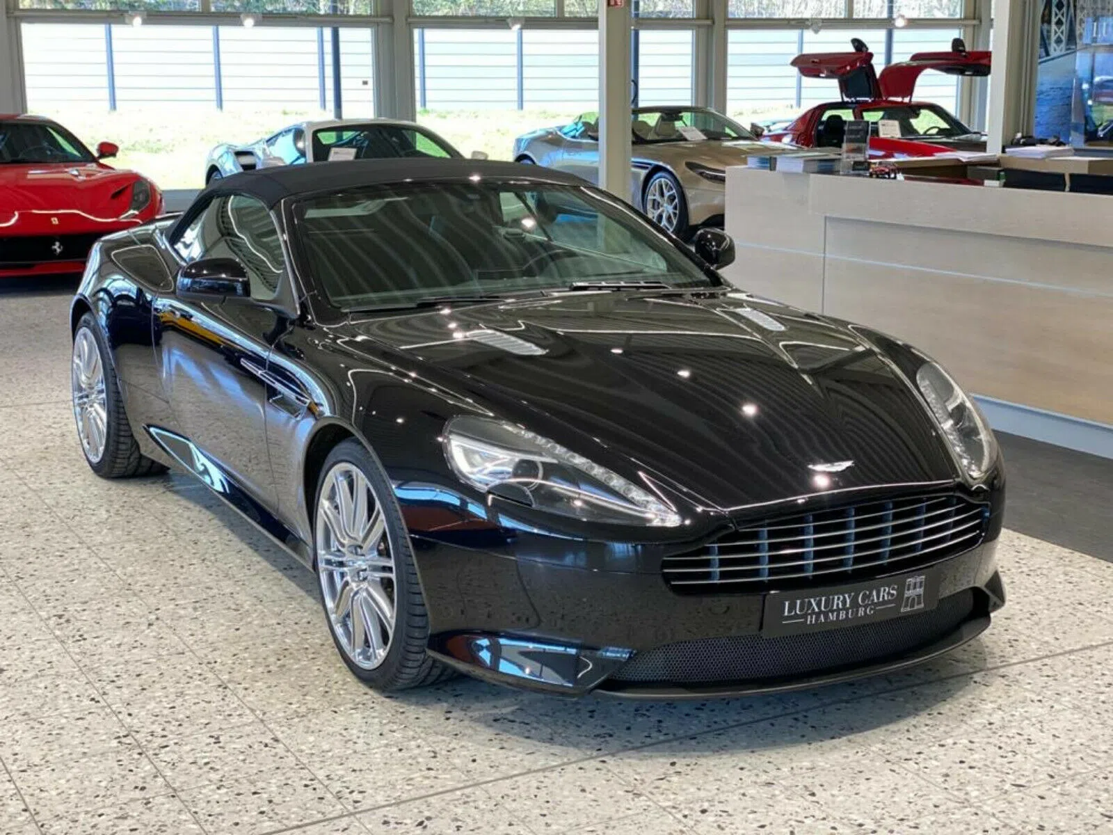 2015 Aston Martin DB9 Volante for sale, exterior, Onyx Black
