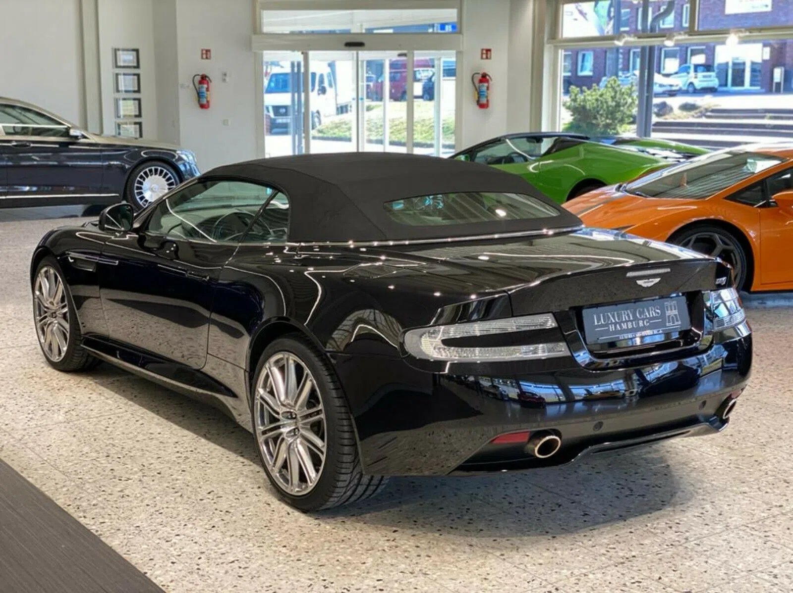 2015 Aston Martin DB9 Volante for sale, exterior, Onyx Black
