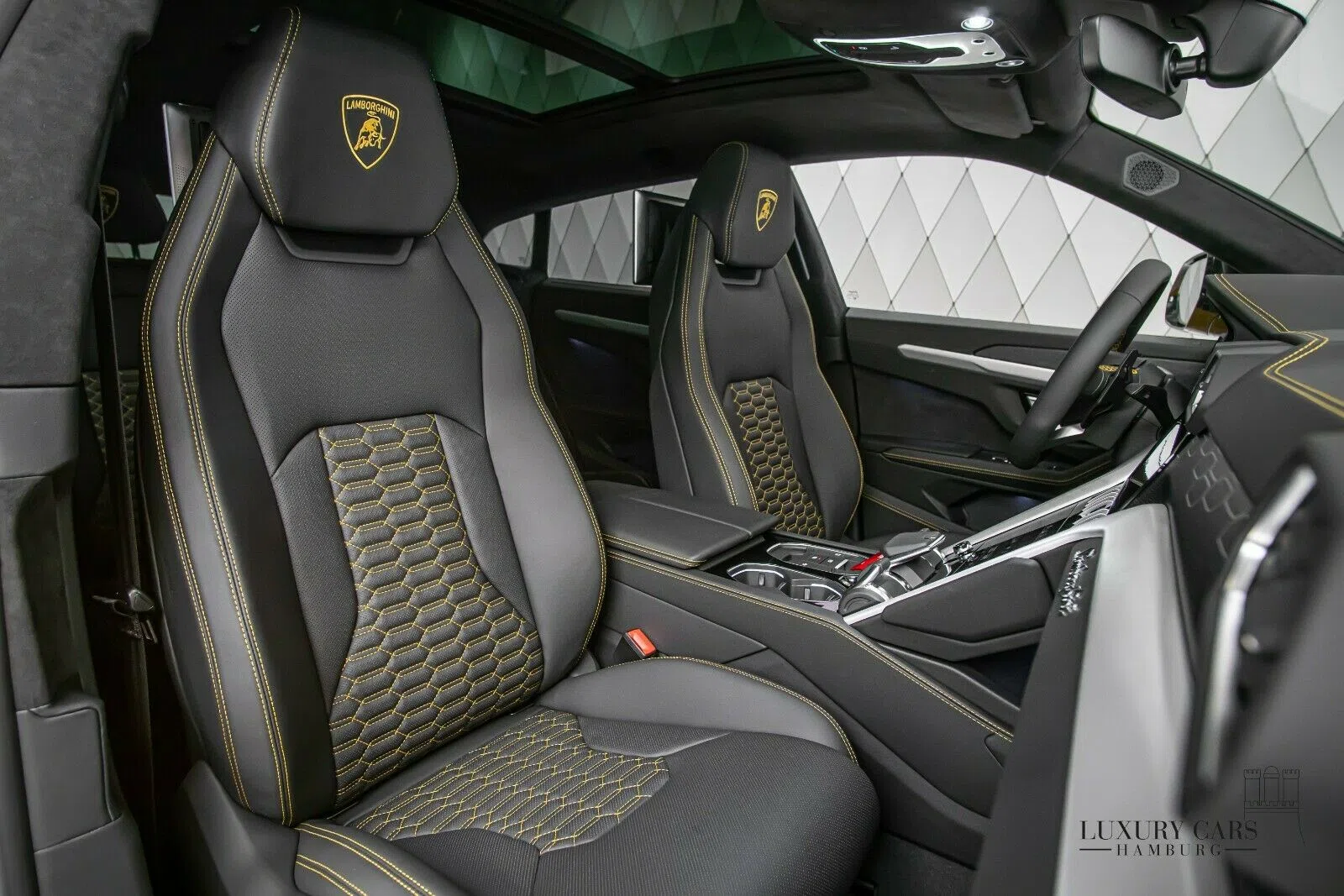 2020 Lamborghini Urus interior, seats, Andere, Vollleder
