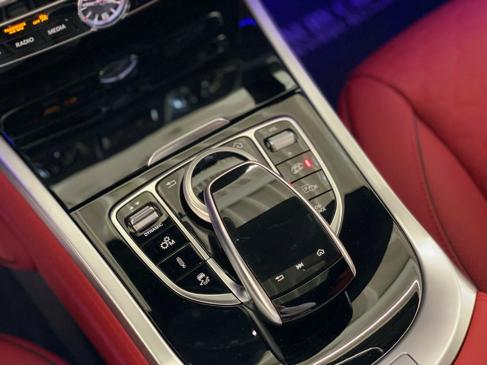 2020 BRABUS G 700 Widestar interior, center console, Leather Black
