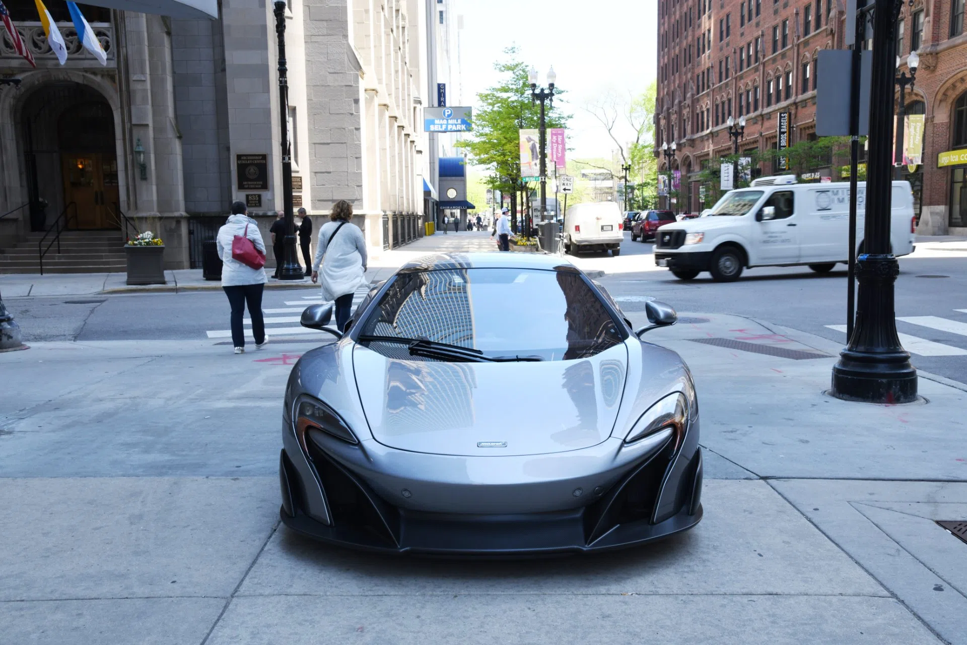 2016 McLaren 675LT Spider for sale, exterior, Gray (metallic)