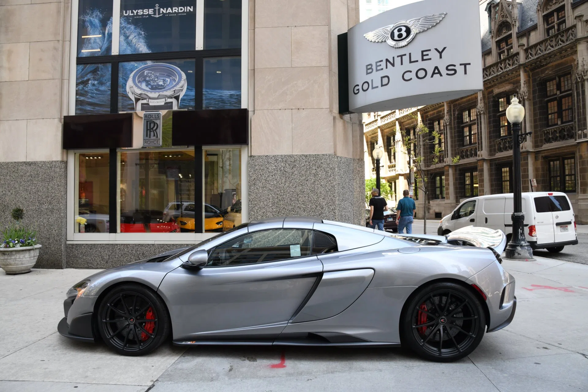 2016 McLaren 675LT Spider for sale, exterior, Gray (metallic)