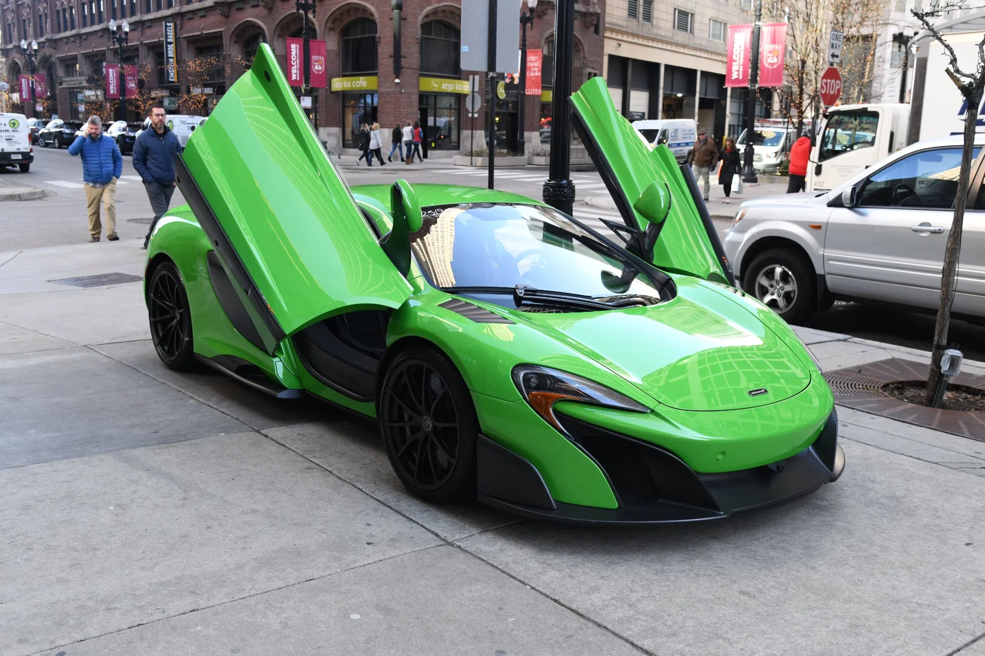 2016 McLaren 675LT for sale, exterior, Mantis Green