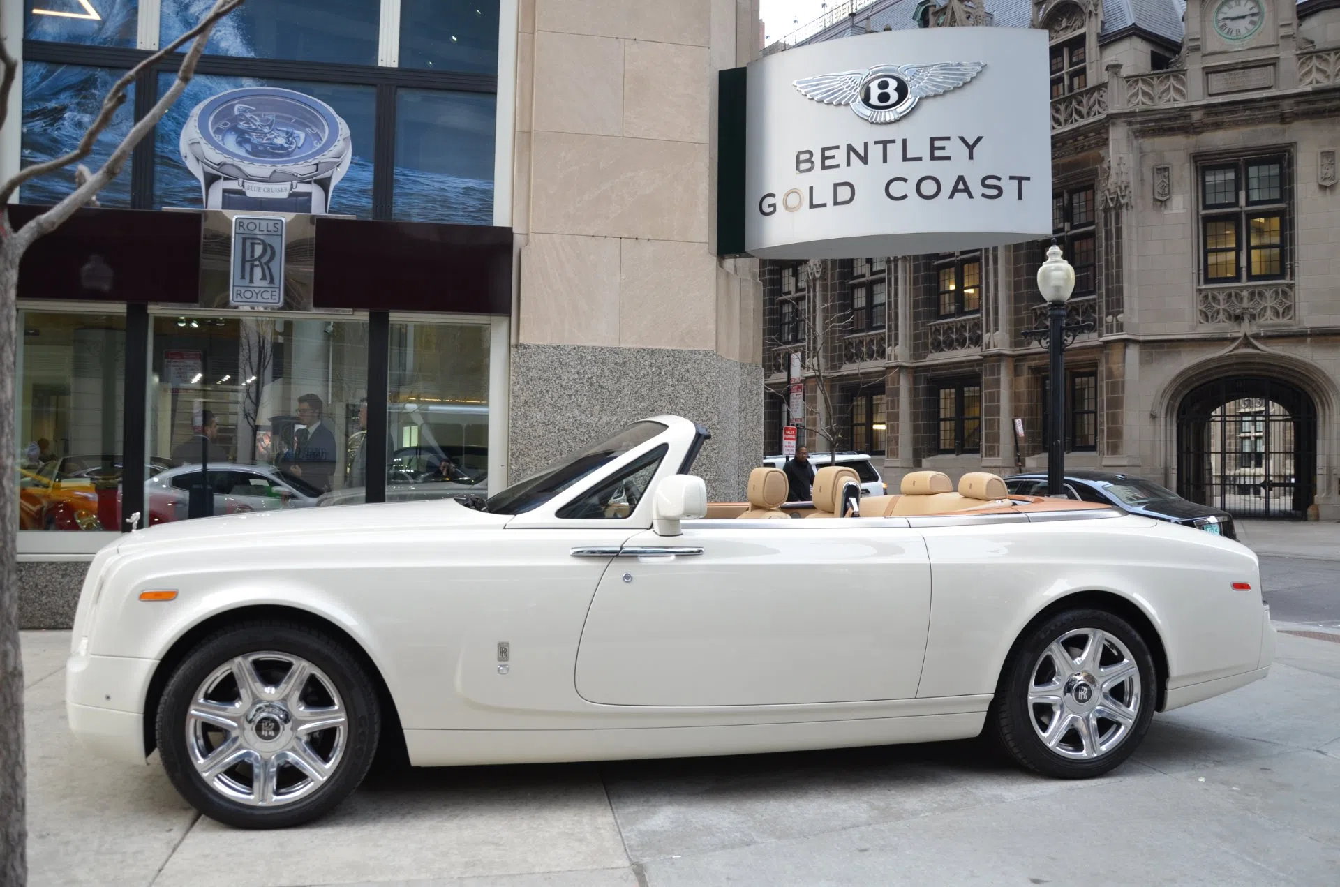 2015 Rolls-Royce Phantom Drophead Coupe for sale, exterior, Cornish White