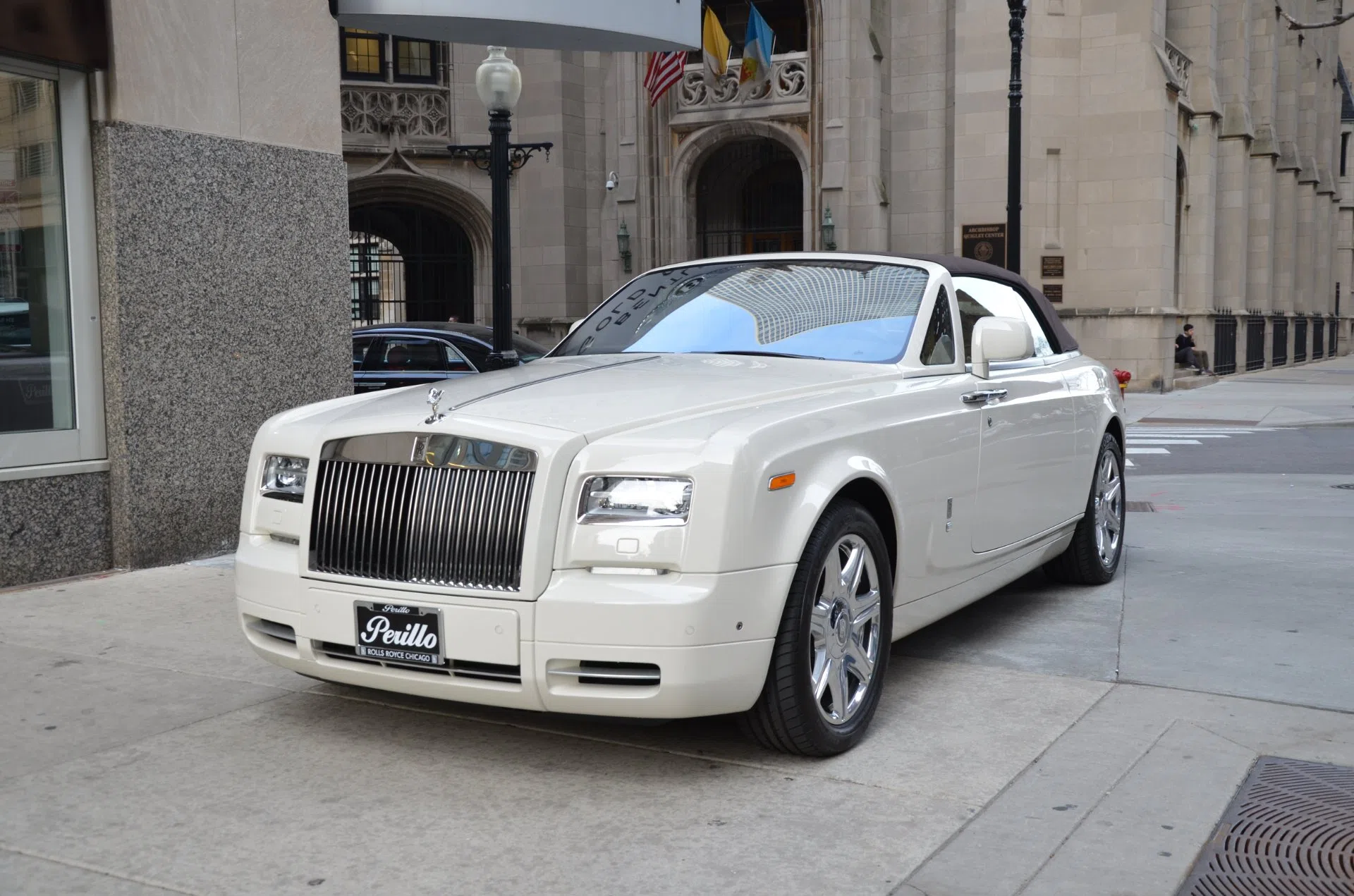 2015 Rolls-Royce Phantom Drophead Coupe for sale, exterior, Cornish White