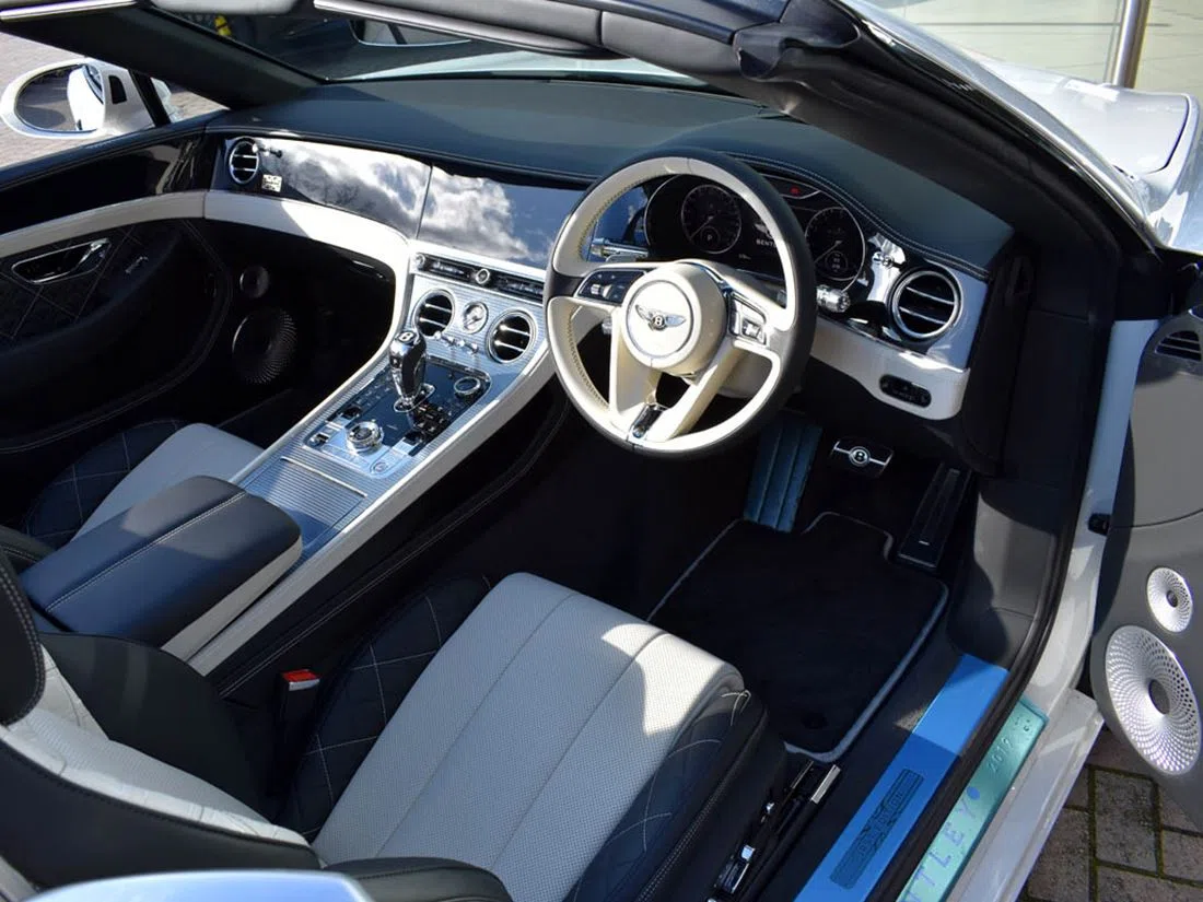 2020 Bentley Continental GTC W12 1ST Edition interior, dashboard, Linen