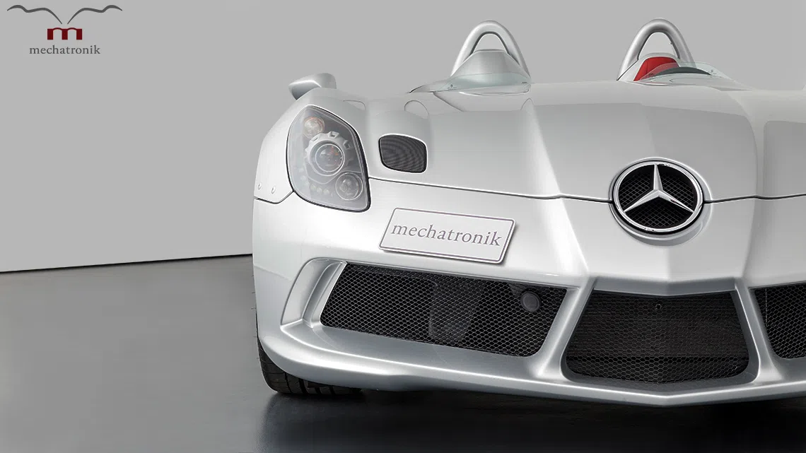 2009 Mechatronik Trade : Mercedes-Benz SLR McLaren Stirling Moss for sale, exterior, Crystal Laurit Silber