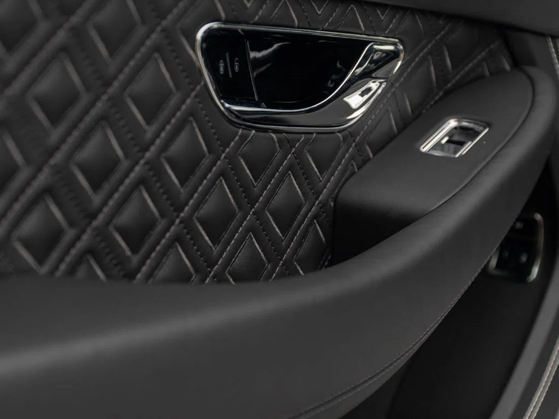 2019 Bentley Continental GT V8 interior, door panel, Beluga