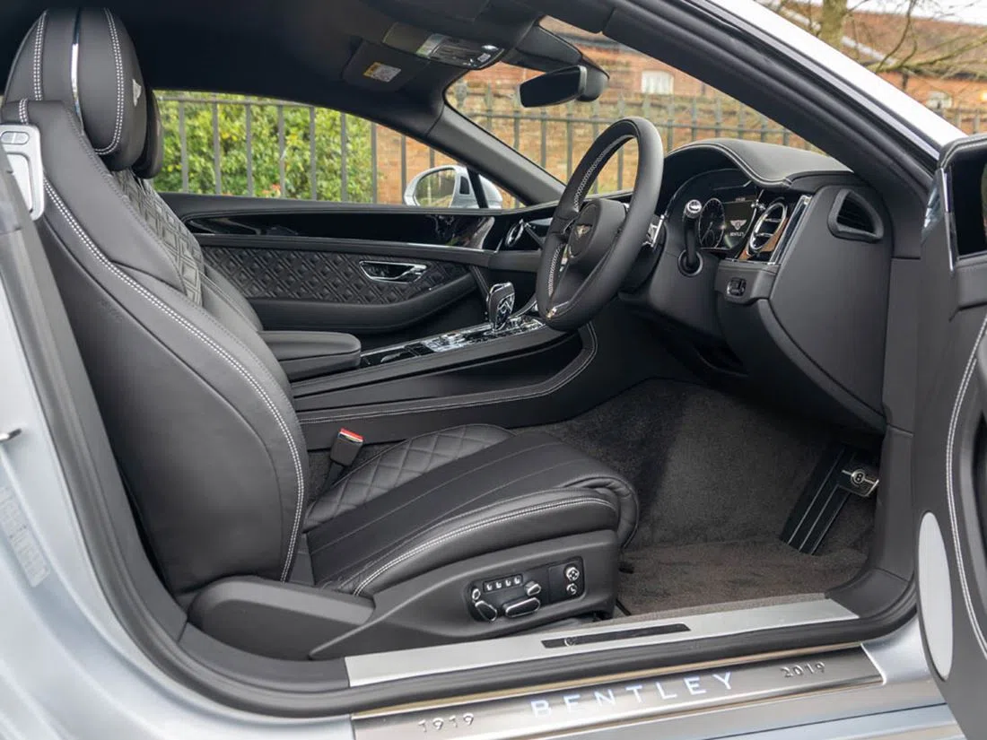 2019 Bentley Continental GT V8 interior, Beluga