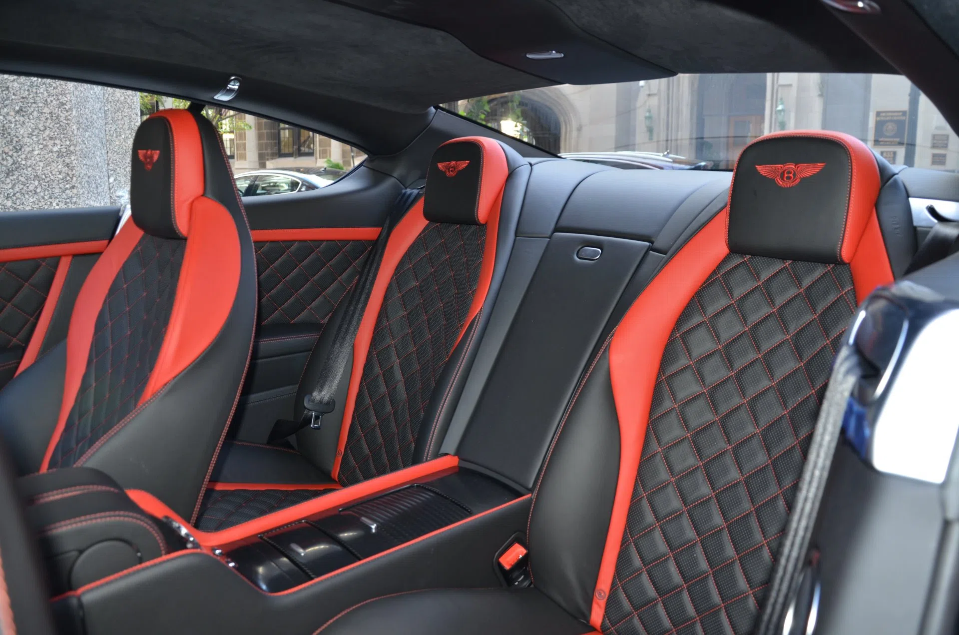 2017 Bentley Continental GT Speed interior, seats, Red-Black