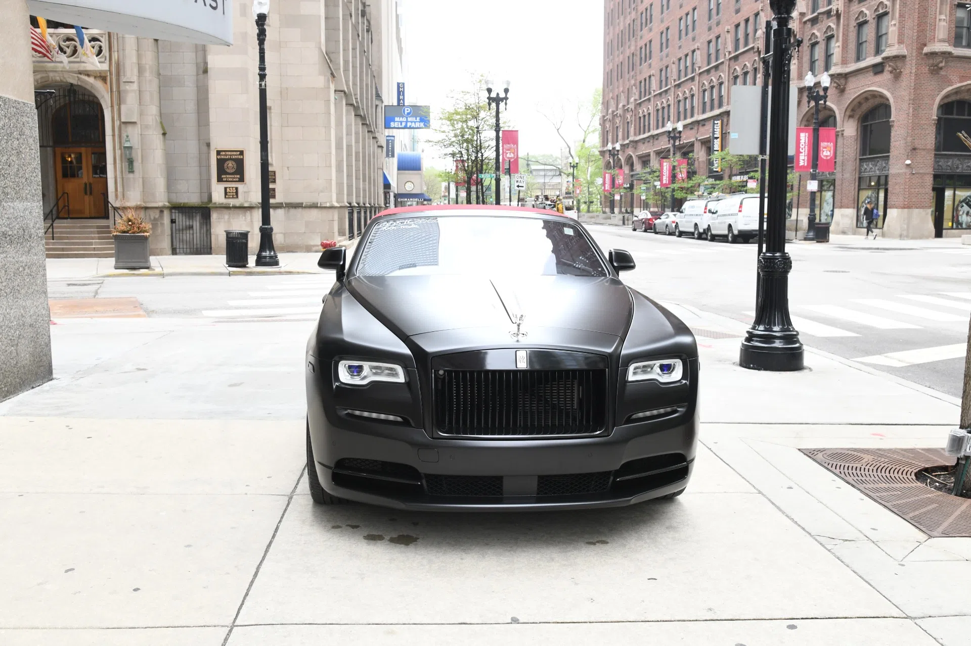 2018 Rolls-Royce Dawn for sale, exterior, Black Kirsch