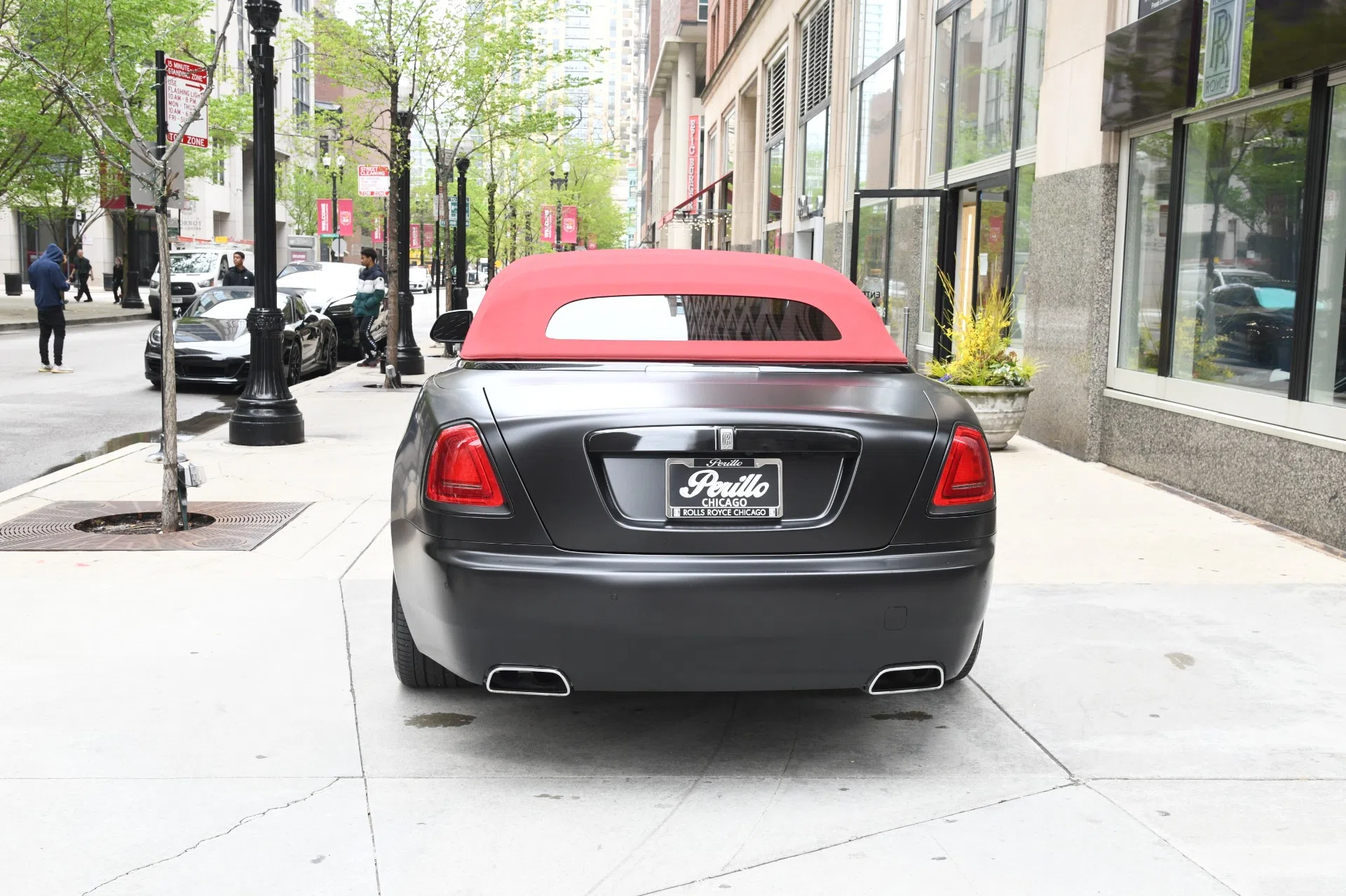 2018 Rolls-Royce Dawn for sale, exterior, Black Kirsch