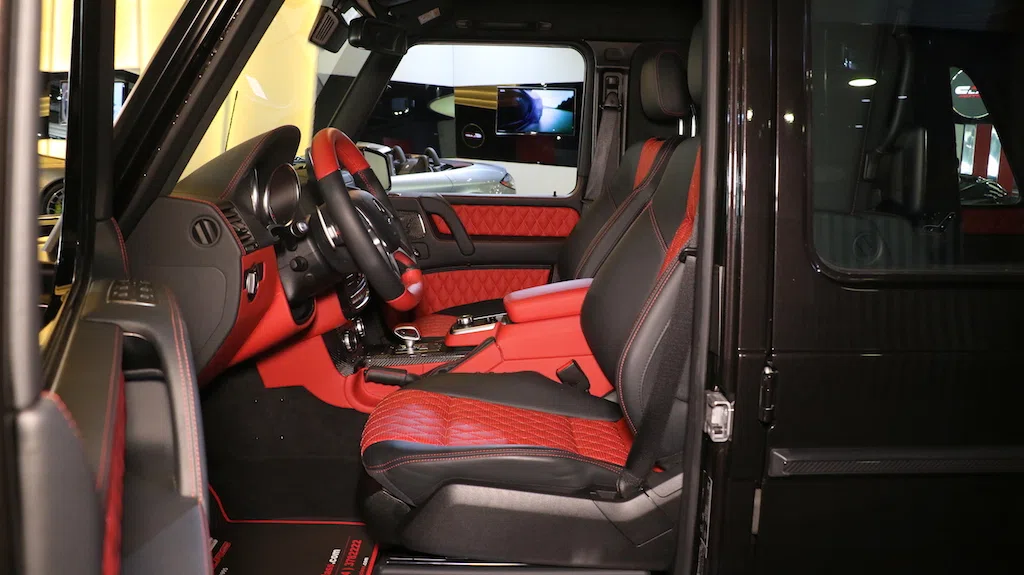 2018 Mercedes-Maybach G650 Landaulet 1 of 99 interior, seats, Black | Red