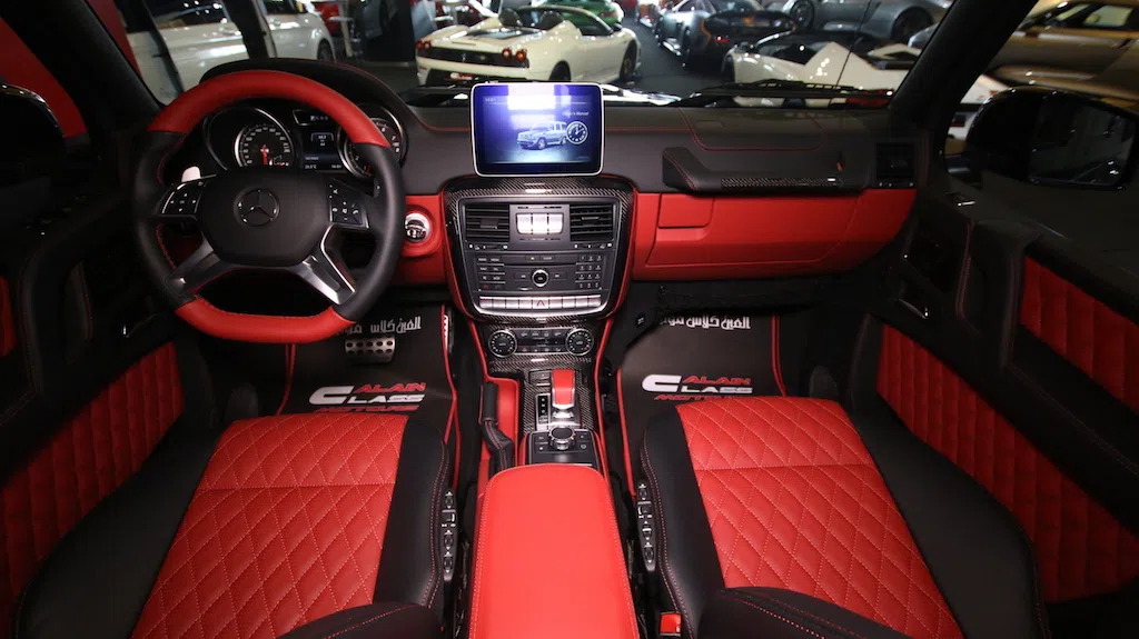 2018 Mercedes-Maybach G650 Landaulet 1 of 99 interior, Black | Red