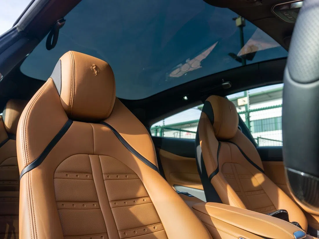 2019 Ferrari GTC4Lusso interior, seats, Cuoio