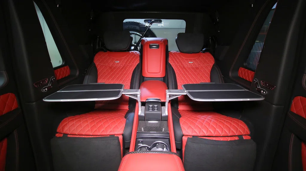 2018 Mercedes-Maybach G650 Landaulet 1 of 99 interior, seats, Black | Red