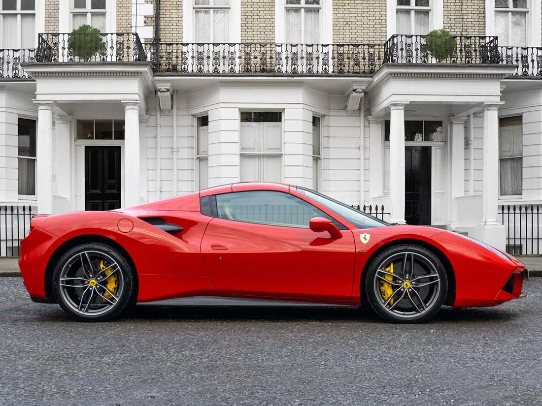 2018 Ferrari 488 Spider for sale, exterior, Rosso Corsa
