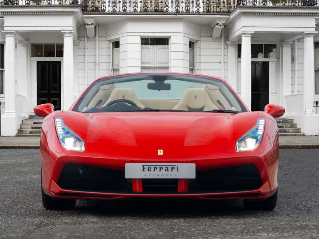 2018 Ferrari 488 Spider for sale, exterior, Rosso Corsa