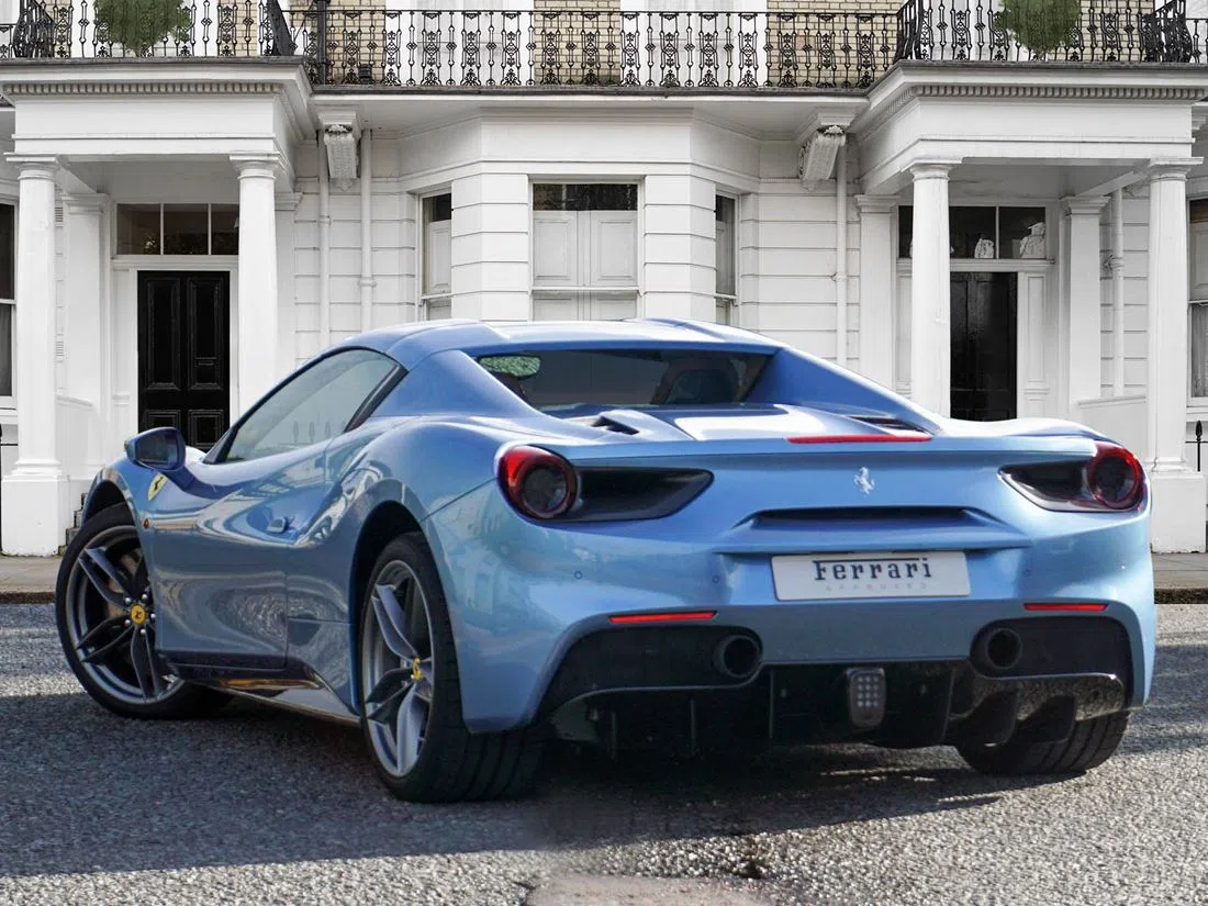 2018 Ferrari 488 Spider for sale, exterior, Azzurro California