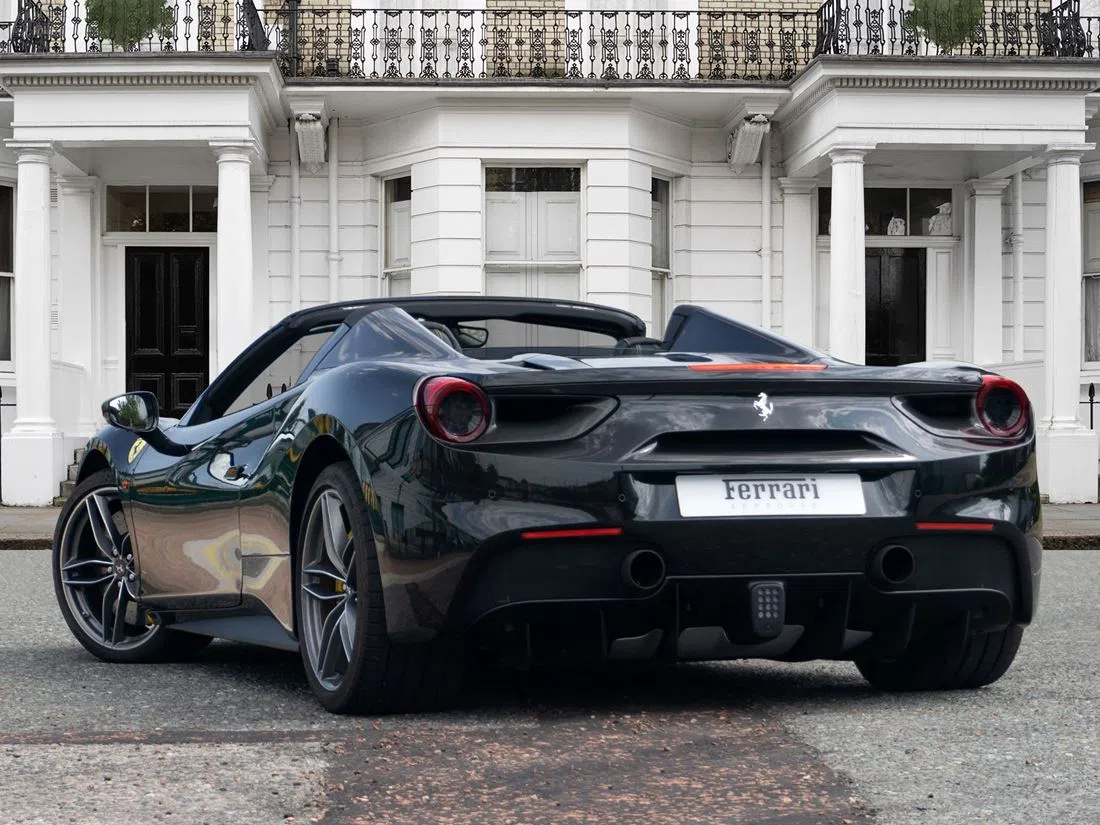 2018 Ferrari 488 Spider for sale, exterior, Nero Daytona