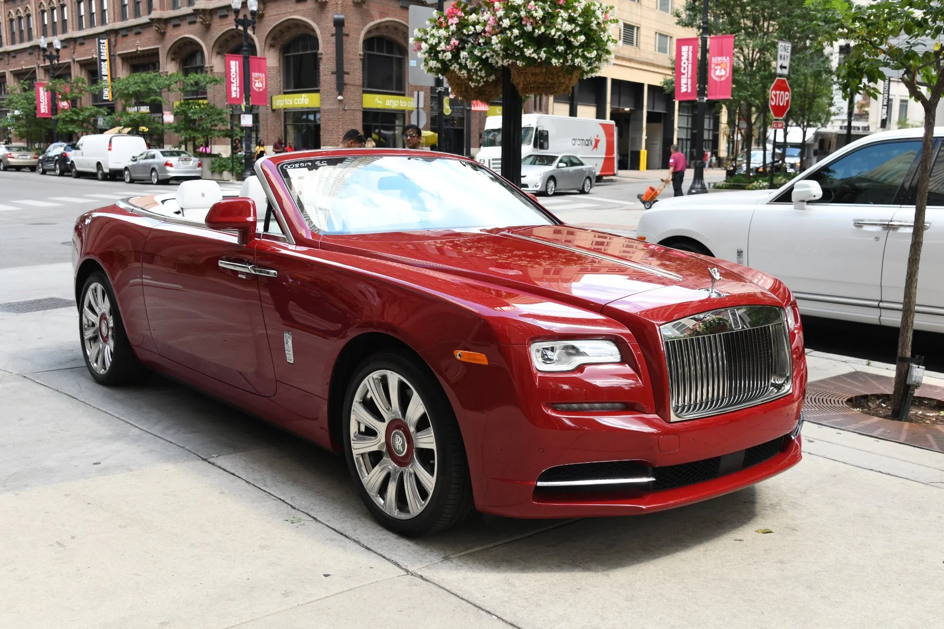 2017 Rolls-Royce Dawn for sale, exterior, ENSIGN RED
