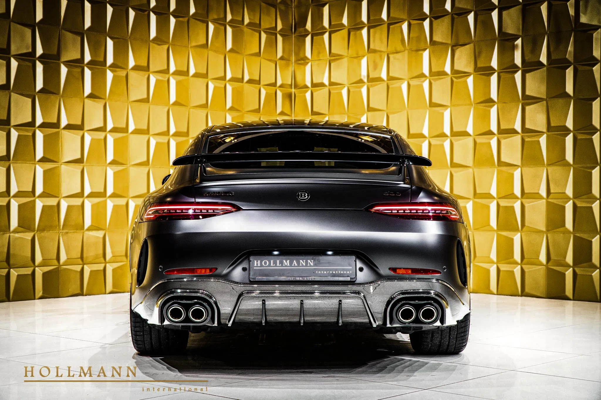 2020 BRABUS GT 800, rear three-quarter view, Graphite Grey Magno