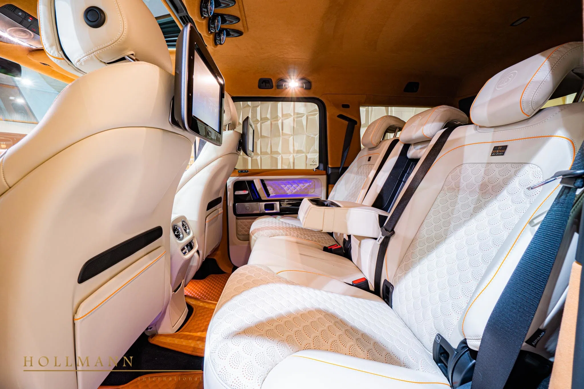 2020 BRABUS G 800 interior, seats, BRABUS Leather Nappa Cuoio / Beige
