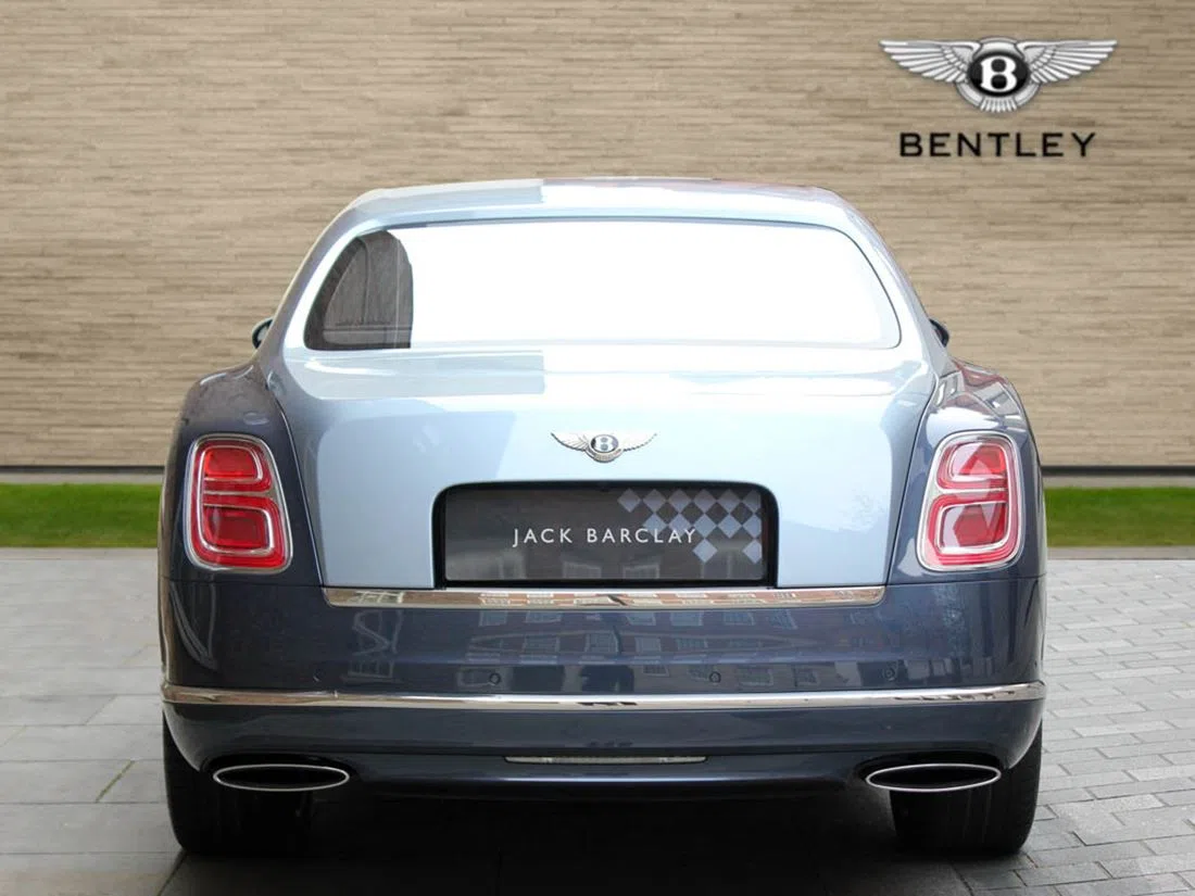 2019 Bentley Mulsanne Extended Wheelbase for sale, exterior, Fountain Blue over Meteor