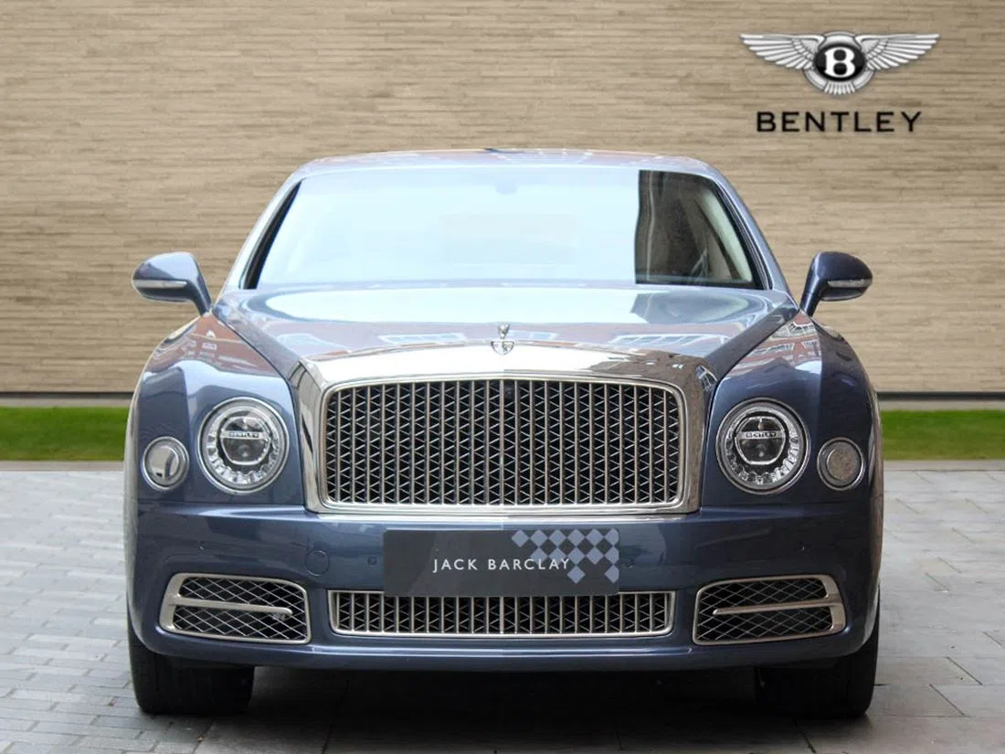 2019 Bentley Mulsanne Extended Wheelbase for sale, exterior, Fountain Blue over Meteor