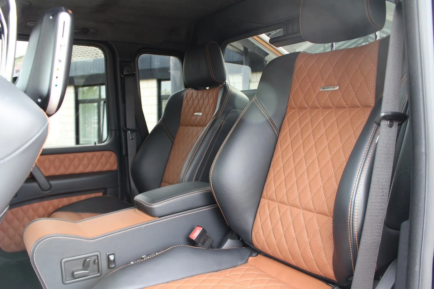2014 Mercedes-Benz G63 AMG 6x6 interior, seats, Grey/Black