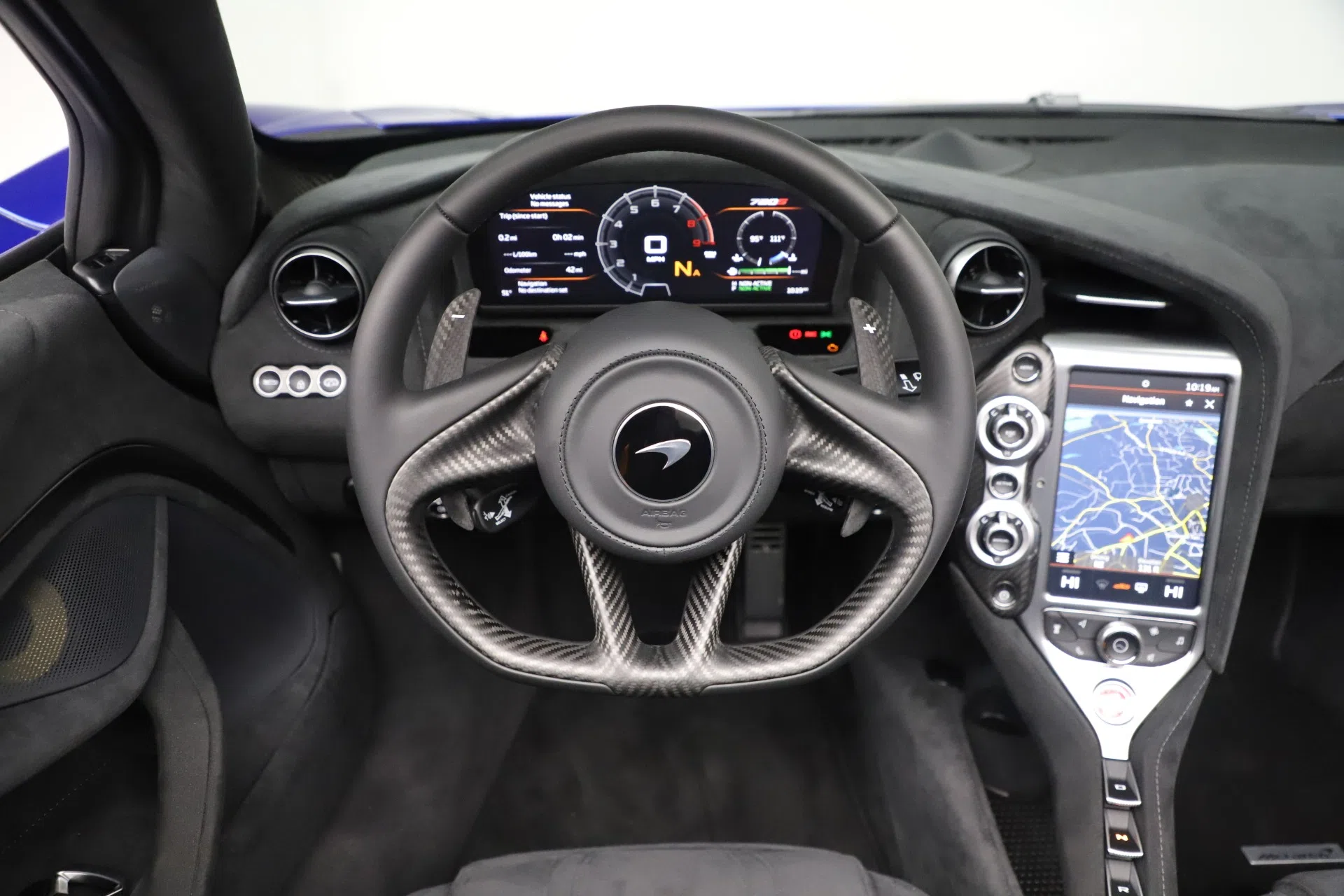 2020 McLaren 720S Spider Convertible interior, dashboard
