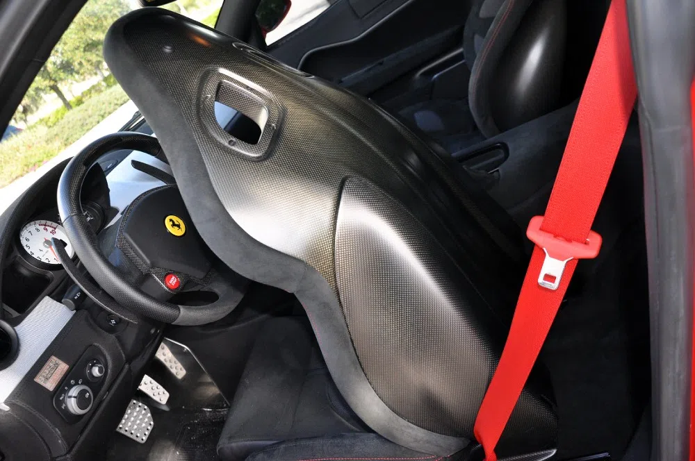 2011 Ferrari 599 GTB 60 F1 Alonso Final Edition interior, door panel