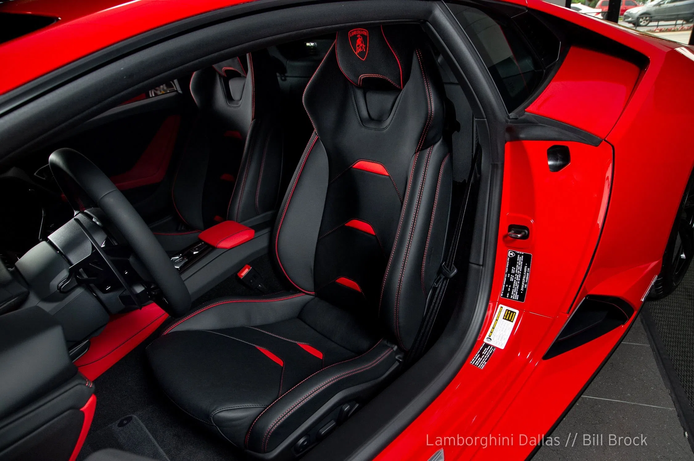 2020 Lamborghini Huracan EVO interior, seats