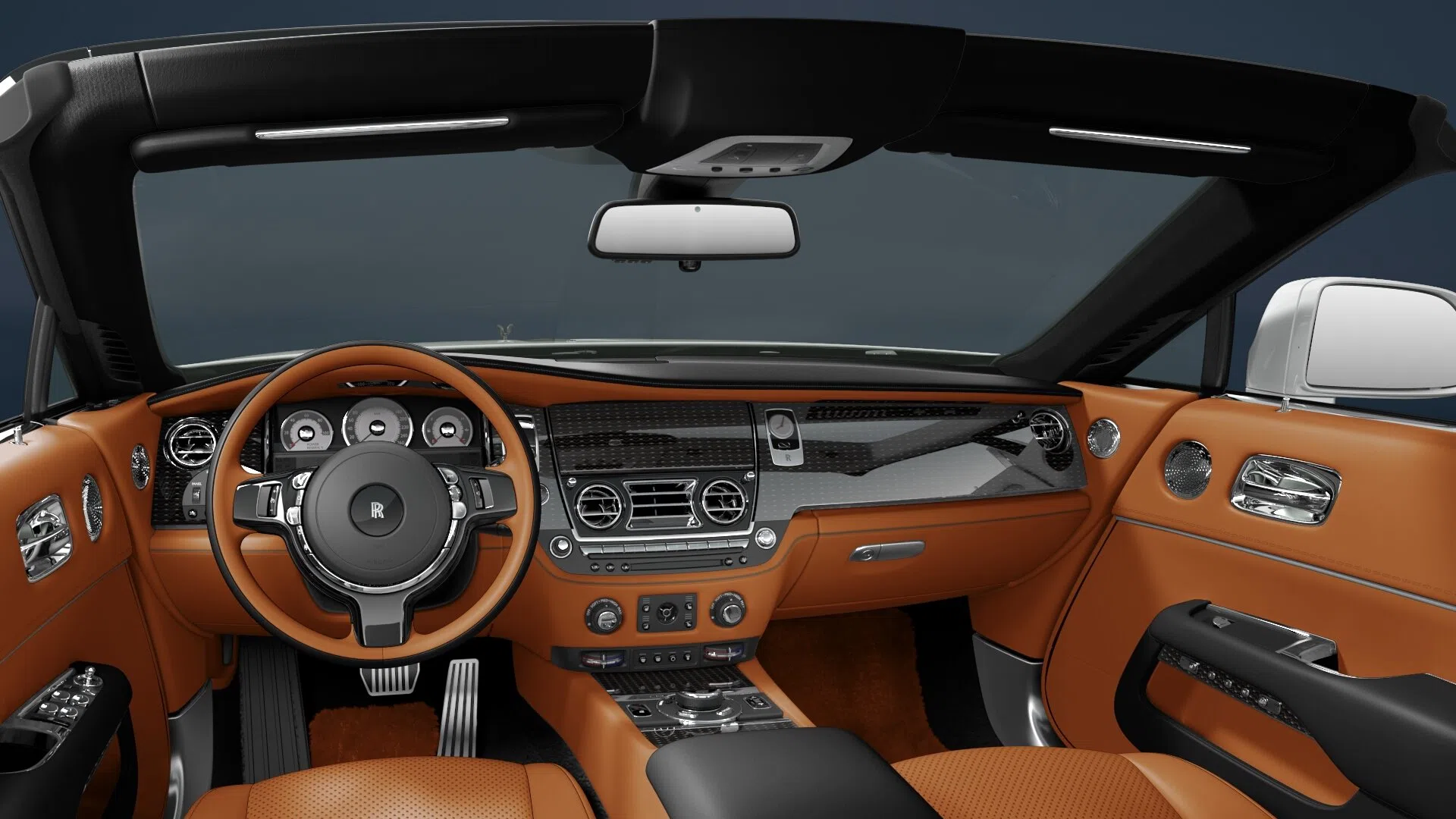 2020 Rolls-Royce Dawn Black Badge interior, dashboard