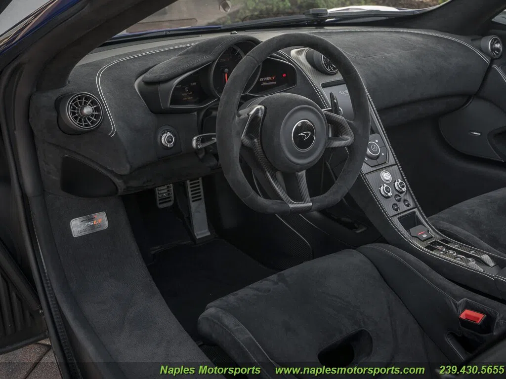2016 McLaren 675LT Spider interior, dashboard