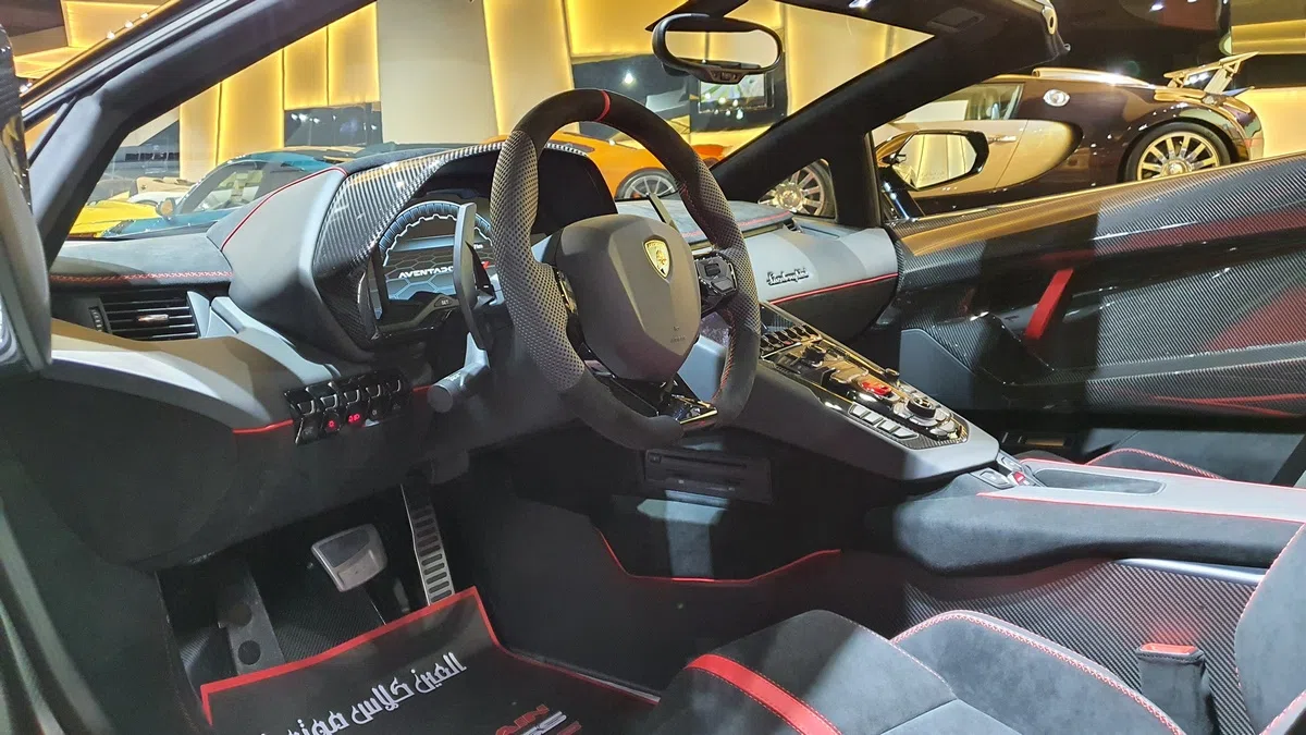 2020 Lamborghini Aventador SVJ Roadster – 1 of 800 interior, dashboard