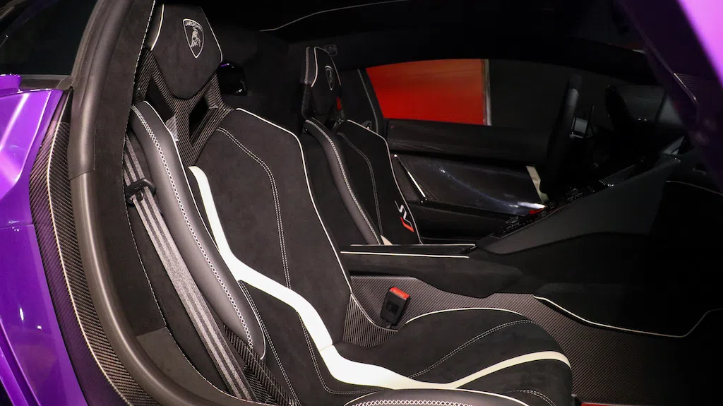 2019 Lamborghini Aventador SVJ – 1 of 900 interior, seats
