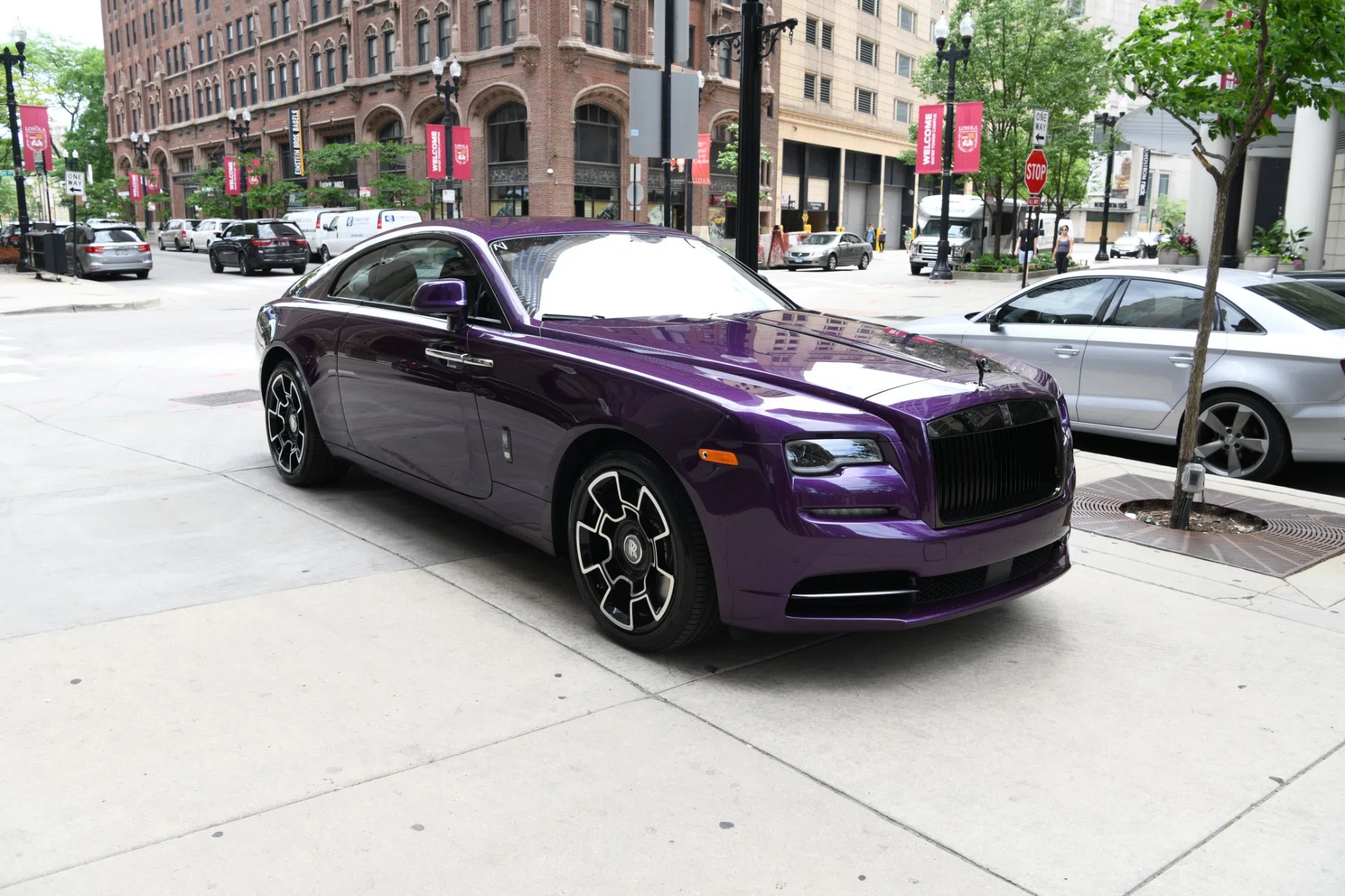 2020 Rolls-Royce Wraith for sale, exterior, Twilight Purple