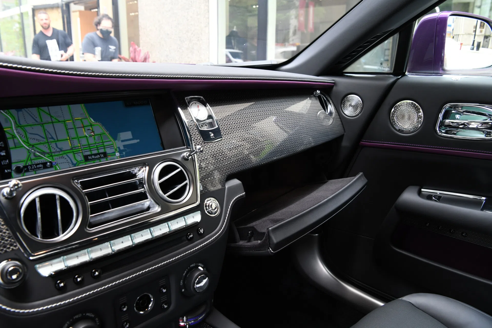 2020 Rolls-Royce Wraith interior, dashboard, BLACK