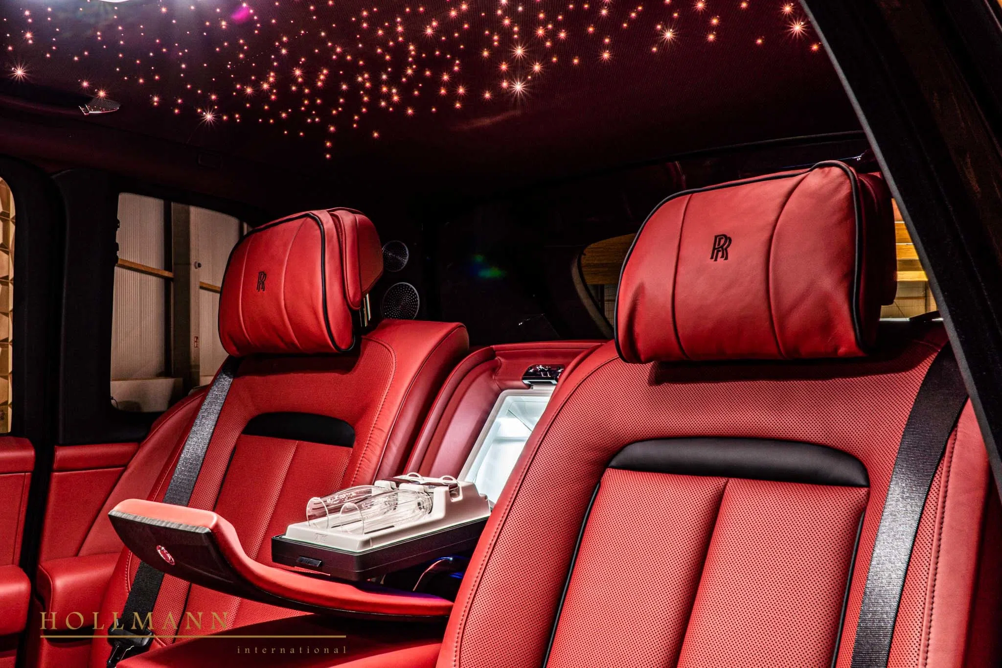 2020 Mansory Cullinan interior, seats, Mugello Red