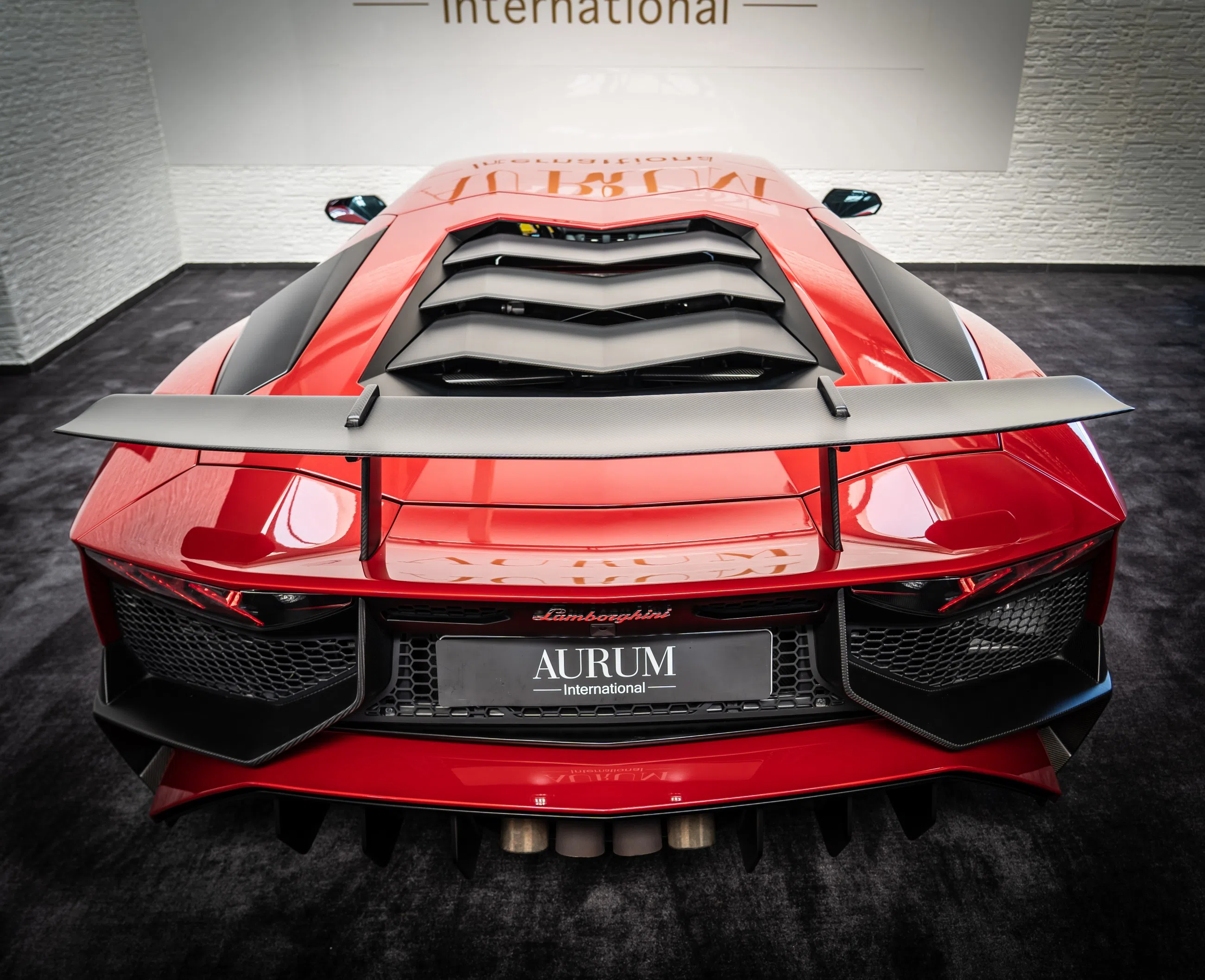 2015 Lamborghini Aventador SV LP750-4, exterior, Red