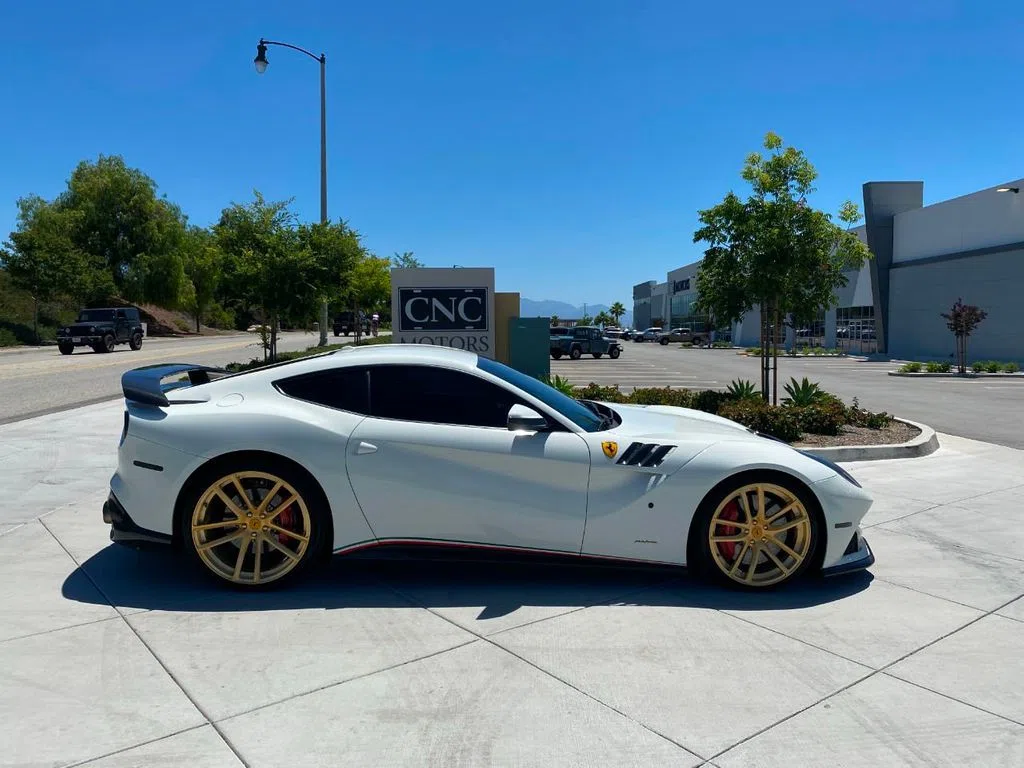 2015 Ferrari F12berlinetta, exterior, Bianco Avus