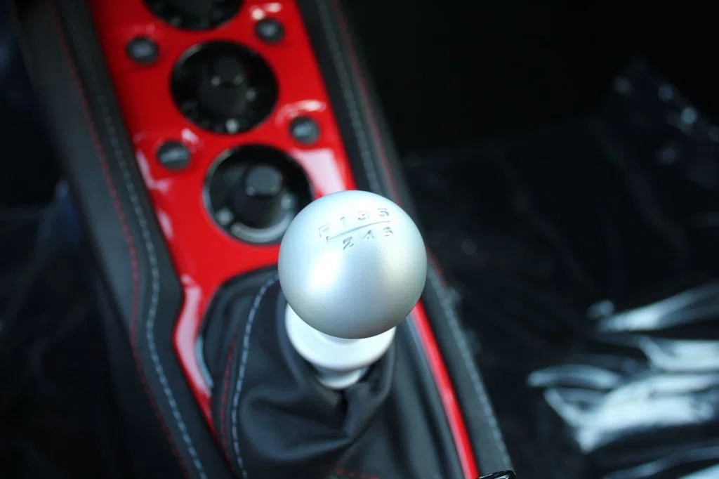 2020 Lotus Evora GT interior, center console, Black Leather