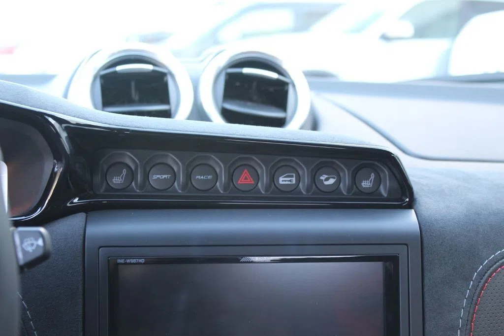 2020 Lotus Evora GT interior, Black Leather