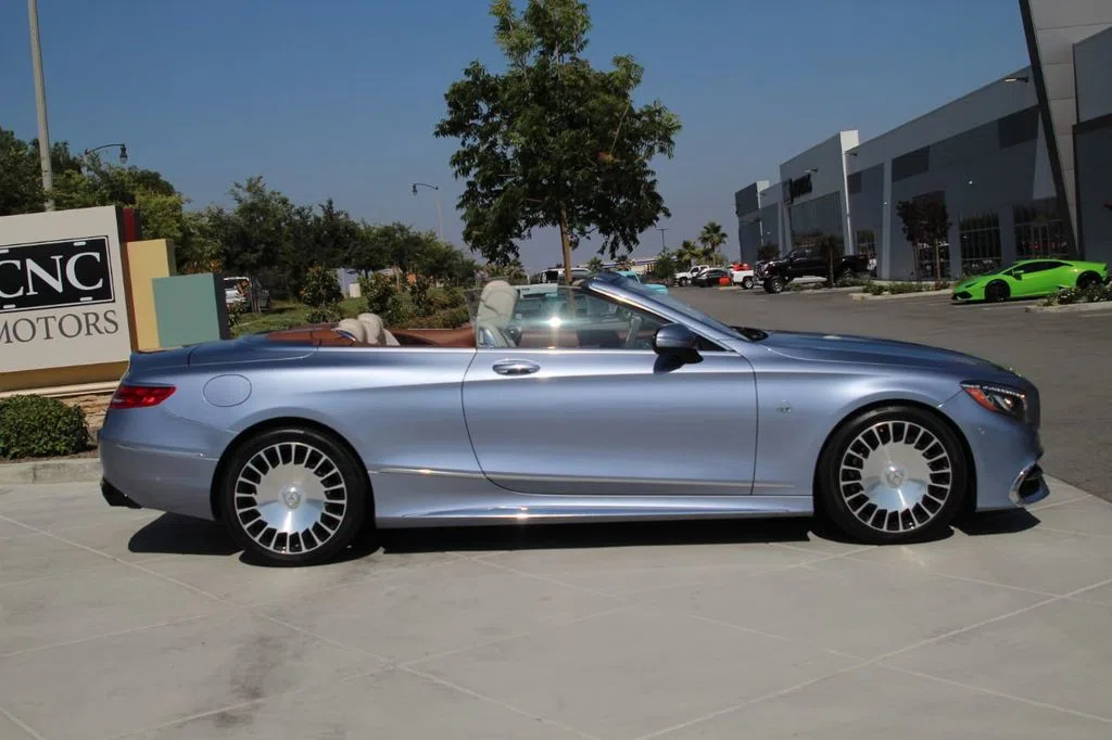 2017 Maybach S 650 Cabriolet Convertible, exterior, Blue